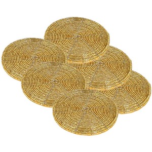 stone <b>coasters</b> Handmade <b>Beaded</b> Tea Coffee Glass Cup <b>Coasters</b> Wholesale Bar Home Creative Square Round <b>Coaster</b> Customize - Product Image 2