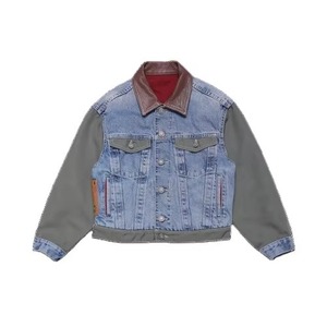 Boy Kids Winter Denim Jacket Breathable <b>Wool</b> Liner Stylish Relaxed Fit Comfortable Everyday Outerwear <b>100</b>% Polyester Filling - Product Image 4