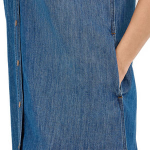 Hot Sale Women's Boxy Chic Casual Denim Jacket Trending Coat Regular Length Plain Dyed 100% Autumn Winter Summer - Product Image 4