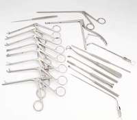 Ensemble d'instruments chirurgicaux ORL en acier inoxydable, forceps nasaux, tube d'aspiration pour chirurgie endoscopique des sinus ORL