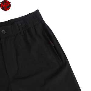 Pantalones Cortos Deportivos para Hombre, Negros, de Secado Rápido, Transpirables, con Cintura Elástica y Cordón Ajustable, con Logotipo Personalizado - Product Image 5