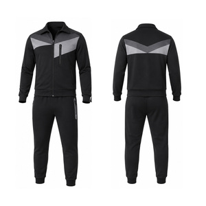 Wholesale Men Sport Tracksuits Custom Fleece Running Training Suit Zip Jacket Jogger <b>Pants</b> OEM Athletic Wear Supplier Sportswear - Product Image 5