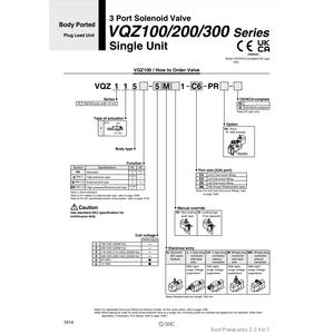 Pièces pneumatiques VQZ215-5MO1 d'électrovanne pneumatique SMC - Product Image 4