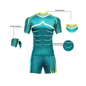 Uniformes de rugby imprimés respirants de haute qualité à manches courtes, confortables, prix abordable, qualité supérieure, nouveau modèle, prix bas - Product Image 3