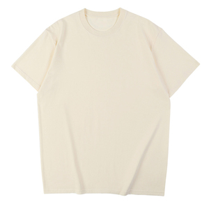 T-shirts formels pour hommes en coton 100% de haute qualité, coupe ample, épaules tombantes, anti-boulochage, 230g, unisexe - Product Image 3
