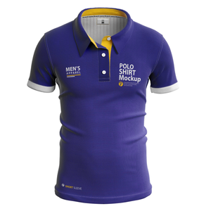 Polo pour homme imprimé, écologique et durable, respirant, à manches courtes, décontracté - Product Image 6
