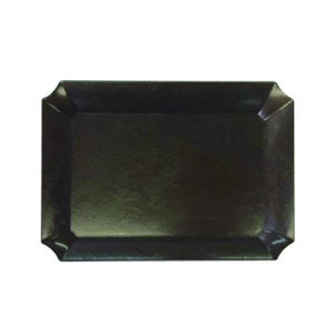 Premium <b>Black</b> Plastic Melamine 8 Inch Rectangular Charger Dish Minimalist Design Eco-Friendly Stocked Business Gift Best Price - Product Image 5