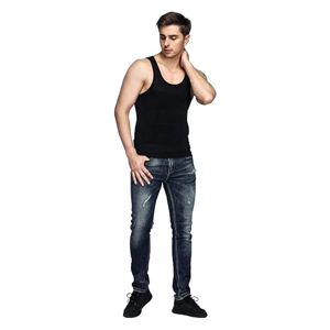 Men Body Shaper Slimming Compression Tank <b>Top</b> Abdomen <b>Tummy</b> <b>Control</b> Corset Invisible Chest Fat Burner Shapewear <b>Vest</b> - Product Image 4