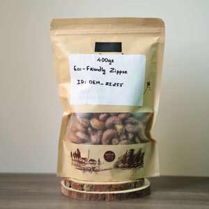 Vietnam Factory OEM Premium Nutrition Snack Buttery Salty 400g Organic Roasted Cashew <b>Nuts</b> Custom Grade Eco-Friendly Zipper - Product Image 2