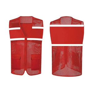 Chaleco de Seguridad Reflectante de Alta Visibilidad con Bolsillos, Ropa de Trabajo para Hombres y Mujeres, con Logotipo, Talla y Color Personalizables - Product Image 3