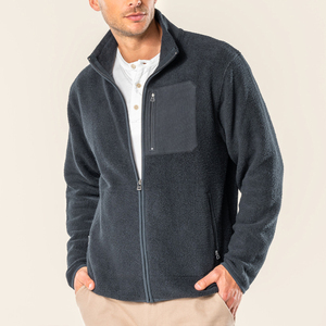 OEM Service Custom Design Winter Fleece <b>Jackets</b> For Adults Wholesale Custom Solid Color <b>Zipper</b> Fleece <b>Jackets</b> In Bulk Quantity - Product Image 1