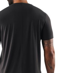 Camiseta Deportiva Gris Carbón para Hombre, Cuello Redondo, Algodón Premium, Ropa Deportiva Informal para Entrenamiento - Product Image 4