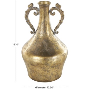 Decorative Handmade Metal <b>Vase</b> for Tabletop Display Modern Rust Resistant Eco-Friendly Flower Holder for Interior Event Decor - Product Image 3