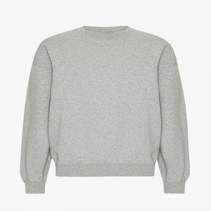 เสื้อสเวตเชิ้ตผู้ชายพรีเมียม คอโอ ผ้าฝ้ายถักนิตเนื้อนุ่ม 100% น้ำหนัก 240 กรัม เป็นมิตรต่อสิ่งแวดล้อม ระบายอากาศได้ดี ไม่บุซับใน ลายปักด้านหน้า - Product Image 1
