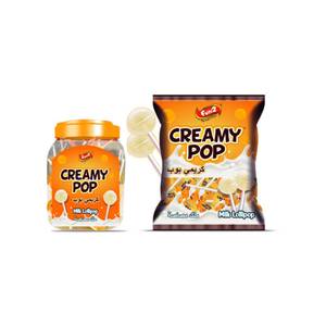 ลูกอมรสครีมป๊อปนม เนื้อครีมมี่ รสหวาน หวานละมุน ขนมหวานแท่ง จำหน่ายส่ง - Product Image 1