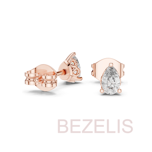 Pendientes de Diamantes HPHT Cultivados en Laboratorio, Corte Pera, Joyería Premium, Joyería Fina, Regalo de Novia, Accesorio de Lujo, Certificado - Product Image 4