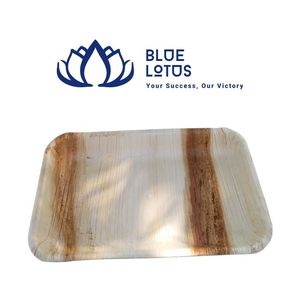 Platos Desechables Biodegradables y Compostables de Hoja de Palma de 10 Pulgadas, de Alta Calidad y Sostenibles, Paquete de 50, Platos para Fiestas - Product Image 1