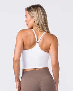 Débardeur sans manches pour femme, coupe courte, 100% coton, élastique, fitness, été, qualité supérieure, personnalisable - Product Image 2