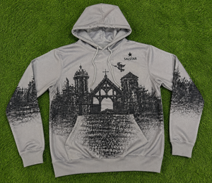 Custom Cotton Fleece Halloween Party <b>Hoodie</b> <b>Gothic</b> Streetwear Luxury Hooded Sweatshirt OEM Factory - Product Image 6