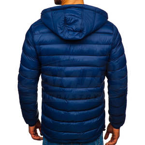 Veste matelassée personnalisable OEM pour homme, style streetwear, couleur unie, en toile, pour l'hiver, avec un design extérieur tendance - Product Image 6