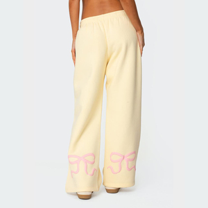 Women's Winter Sweat Pants with Elastic Waist Flat Front 100% Cotton-Comfortable Casual Design for Daily Wear - Product Image 5