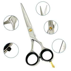 Ciseaux à cheveux en acier japonais en gros, ciseaux de coiffure professionnels, outils de coupe de cheveux de haute qualité pour barbiers - Product Image 1