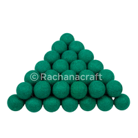 Boules de feutre multicolores en pure laine pour la décoration de maison et de fête Objets décoratifs élégants