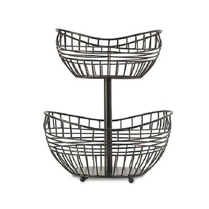 Cesta de Frutas Metálica Hecha a Mano de Lujo, de Moda, Clásica para Mesa, Cajas de Pañuelos Únicas al por Mayor, Tamaño y Forma Personalizados - Product Image 2