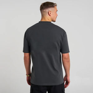 Camiseta de Algodón Extra Grande para Hombre, Color Gris Oscuro, Estilo Casual, Manga Corta, Streetwear - Product Image 2