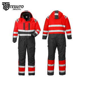 Combinaisons de sécurité FUYI sur mesure, ignifuges niveau A, anti-vapeur, coutures soudées pour le soudage, manches en coton anti-coupure pour le pétrole/gaz - Product Image 1