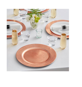 Assiette de Présentation Écologique en Bois, Décorative et Polie, Vaisselle Glamour pour Mariages et Fêtes, Faite à la Main, Compatible Lave-Vaisselle, Personnalisable - Product Image 5