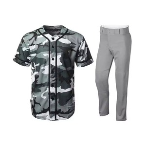 Streetwear Baseball Jersey Sublimation Printed Breathable Quick Dry 100% Polyester Customized Colors Low MOQ OEM Service Hot - Product Image 2