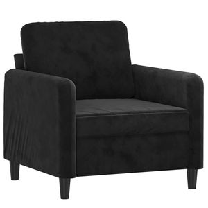 Sillón Negro con Reposapiés para Sala de Estar - Product Image 4
