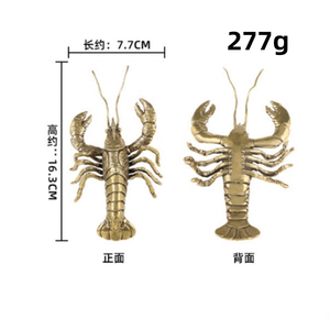Estatua de Langosta de Latón Estilo Art Deco, Decoración para el Hogar con Diseño Floral, Artesanía Ecológica Hecha a Mano, Venta al Por Mayor en India - Product Image 2