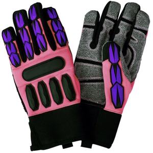 Gants de travail en cuir synthétique pour mécaniciens, anti-coupure, niveau 2 ANSI/ISEA, antidérapants, durables, avec doublure en Kevlar, pour usage industriel - Product Image 3