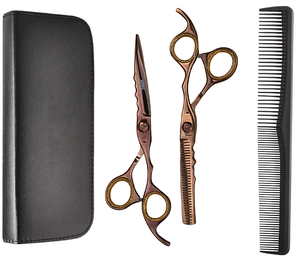 Ciseaux de barbier professionnels en acier inoxydable de haute qualité pour la coiffure et la coupe de cheveux en salon, vente en gros - Product Image 1