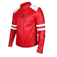 Veste de moto en cuir d'agneau véritable imperméable pour femmes, automne-hiver, avec doublure en fourrure - Product Image 2