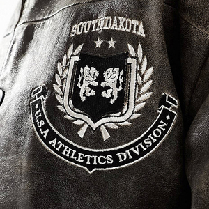 High Quality Letterman Varsity <b>Jackets</b> Wool Body Genuine <b>Leather</b> Sleeves <b>Winter</b> Wear Smart and Stylish Men's <b>Jacket</b> - Product Image 4