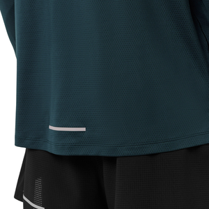 <b>Mens</b> Running Long Sleeve T <b>Shirt</b> <b>Blue</b> Oversized Fit Lightweight Quick Dry Gym Training Athletic Sports Top - Product Image 6