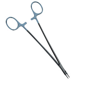 Pince porte-aiguille droite en acier de haute qualité, délicate, 160 mm (6-14 pouces), pour usage hospitalier, garantie, vente en gros, prix abordable - Product Image 3