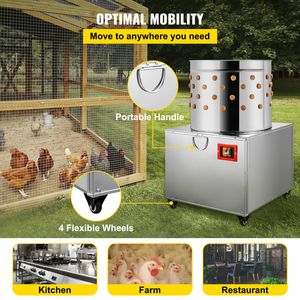 50cm Stainless Steel Chicken and Turkey <b>Poultry</b> De-Feathering Machine <b>Poultry</b> Plucker and Plucking Machine <b>Meat</b> & <b>Poultry</b> Tool - Product Image 6