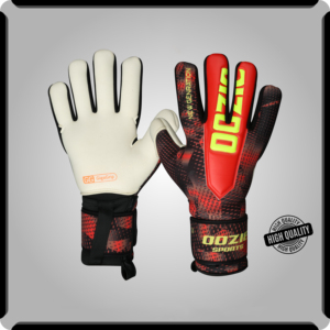 Gants de gardien de but haut de gamme imperméables et respirants en latex allemand, avec sangle de poignet réglable, pour jeunes professionnels en extérieur - Product Image 3