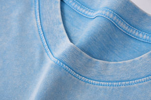 Camiseta Extra Grande para Hombre, 100% Algodón, Cuello Redondo, Manga Corta, Color Morado Sólido, Estilo Casual - Product Image 3