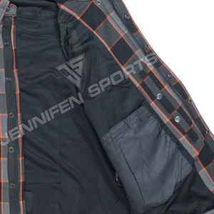 Custom Design Men's Plus Size Clothing Breathable Motorbike Flannel Aramid <b>Shirt</b> Plain Style - Product Image 6
