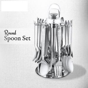 Juego de Cubiertos y Vajilla de Acero Inoxidable Ecológico Moderno de Estilo Indio para Uso Doméstico y en Restaurantes - Product Image 4