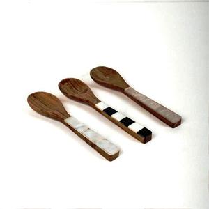 Nuevo Juego de Utensilios para Servir Ensaladas, Ecológico, Apto para Lavavajillas, Utensilios para Ensaladas para el Hogar y la Cocina, Hecho en India - Product Image 5