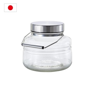 Pot en verre simple de taille 4, fabrication japonaise, vente en gros, idéal pour un intérieur moderne, maison, café, bar, restaurant. - Product Image 3