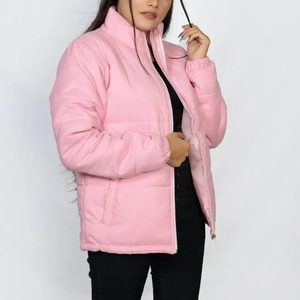 Chaqueta Acolchada Personalizada con Cuello Alto para Mujer, Chaqueta Acolchada Personalizada de Tacto Suave para Mujer - Product Image 5