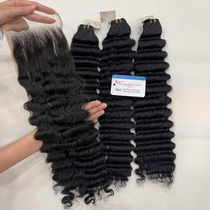 Top product HD <b>Lace</b> <b>Closure</b> Frontal Raw Hair Free Part Vietnamese Human Hair No Shedding No Tangles - Product Image 1