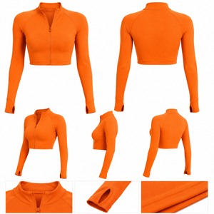Ensemble de yoga pour femme 2026 – Soutien-gorge de sport sans couture à col roulé et bretelles non convertibles & Leggings taille haute – Tenue de sport grande taille - Product Image 3